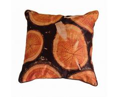 Coussin 40 x 40 cm dÃ©houssable - couleurs: Bois - Photo dart by Isabelle Delbecque