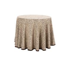 Martina Home Malte Jupe pour Bureau Table 75x80x1 cm Beige et Marron