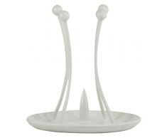 Wiedemann Chandelier en métal avec mandrin, Cire, Blanc, 10 x 10 cm