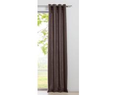 mydeco 65677Â Chalet Rideau avec Oeillets Marron 135Â x 245Â cm