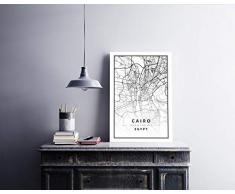 Bonamaison DÃ©coration Murale en Toile, Multicolore, 50 x 70 cm