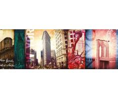 Empire Couleur Slimline Poster New York avec Accessoire