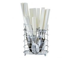 Zeller 2057699 Service Couverts 17 pcs en Blanc