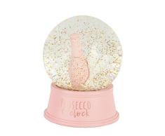 Candlelight Boule de Neige, Rose, 12Â cm