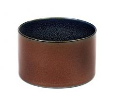 SERAX B5116103 Terres de Rêves Service à Café Poisson Rouge Bleu Foncé