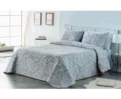 VIALMAN Couvre-lit boutis lÃ©ger, Taupe, 105 x 190 cm