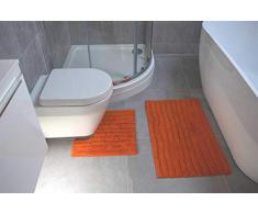 Rapport Finley Ensemble de Salle de Bain, Ãpice, Bathmat (50x80cm), Pedestal Mat (50x50cm)