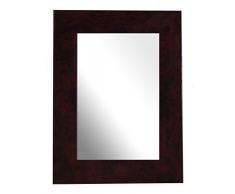 Inov8Â mfes-64Â wagl Traditional Verre Miroir avec Cadre, 15Â x 10Â cm, Paquet de 1, Noyer Gloss