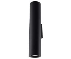 Sollux Lighting Lagos Applique murale Acier Noir