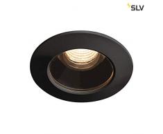 SLV VARU DL Plafonnier LED dextérieur en aluminium Noir IP20/65 2700 K 0 W
