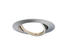 Paulmann 93846 encastrés LED Spots encastrés kit complet avec ampoule GU10 rond plafonnier spot 3x4,5W plafonnier encastré Acier orientable