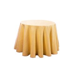 Martina Home Altea Jupe pour Bureau Table 75x100x1 cm Doré