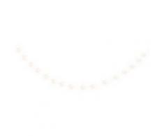 Ian Snow Guirlande en Feutrine-Flocon de Neige Multicolore