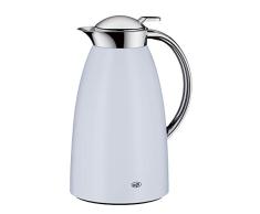 ALFI Gusto Pichet Isotherme en Acier Inoxydable Blanc Alpin, Acier Inoxydable, Silk Blue Matt, 1,0 Liter