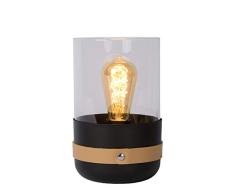 Lucide 06519/01/30 Lampe de Table, Verre, 40 W, Black