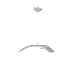 Homemania Lustre plafonnier en métal, 34 x 34 x 120 cm, 1 LED, 10 W, 1050 lm, 4200 K, lumière blanche naturelle