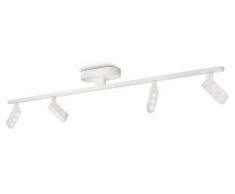 Philips InStyle Punti 4Â Spot Plafonnier Blanc (4Â x 7,5Â W Ampoule LED intÃ©grÃ©)