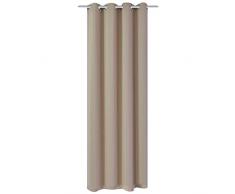 vidaXL 132205 Rideau occultant Ã Åillets CrÃ¨me 270 x 245 cm