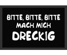 Empire Merchandising 623768 Mach Me dreckig Paillasson Motif Taille 60 x 40 cm, Matière Polypropylène