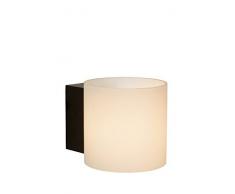 Lucide 04203/01/30 Applique murale, Verre, 33 W, Noir, Opalin