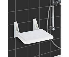 Wenko 179371100 Siège de Douche, Blanc, 35 x 19 x 36