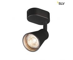 SLV AVO CW Single Applique murale dintérieur et de plafond QPAR51 Noir max. Ampoule 50 W en métal
