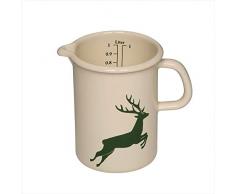 Riess 0338-072 Country-Hirsch Green Carafe doseur Blanc cassÃ© DiamÃ¨tre 10 cm