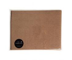 The Papier Â«tNDSET.20.cA Deluxe 20 Sets de Table en Textile et impermÃ©able, 30 x 40 cm (Chocolat)