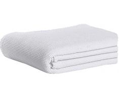 Dormisette Plaid en coton PiquÃ© 150x210 cm weiss