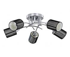 RABALUX Veda Applique murale 5 lampes Noir