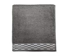 Santens OPTA Eponge Serviette de Bain, Coton, Grey, 68140