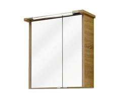 Pelipal 382 Lagos Armoire Ã Miroir Lamezia I, dÃ©cor Bois, chÃªne Naturel, 20,0 x 65,0 x 72,0 cm