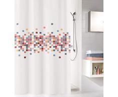 Kleine Wolke 5946148305 Rideau de Douche, 100% Polyester, Multicolore, 180x200 cm