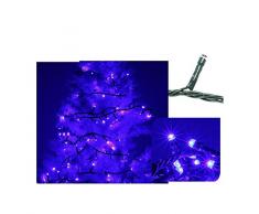 Fomax Guirlandes extÃ©rieures Ã 240 LED Bleues Ã 8 Jeux de lumiÃ¨re