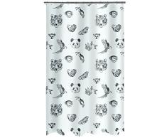 Spirella Rideau de Douche PEVA KUAPA 180x200, Plastique, Black, 200x180 cm