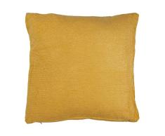 Thedecofactory 440020 Coussin, Viscose, Jaune, 40 x 40 x 3 cm