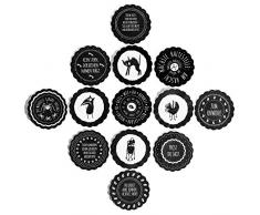 Pechkeks Mug de Dessous de Verre Set tischlein Neck Dich Lot de 13