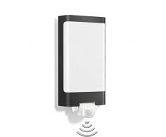 Steinel Projecteur extérieur 7,5 W 180 ° Détecteur de mouvement max. Portée : 10 m, Plastique, anthracite 7.5W 230V
