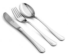 Pinti Inox AmÃ©rique Service Couverts, Acier Inoxydable, Gris, 18Â unitÃ©s