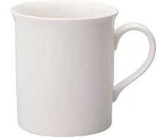 Villeroy & Boch Twist White Mug à café 300 ml, Hauteur : 9 cm, Porcelaine Premium, Blanc
