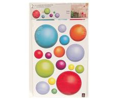Sticker Mural - Bulles/BALLES - 2 Planches 34 X 48 CM