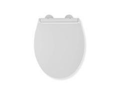 Croydex Sit Tight Ullswater Abattant de WC, Blanc, 44.5Â x 36Â x 5Â cm