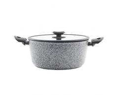 KITCHEN COOK Faitout Aluminium Forge 28cm Effet Modele Granit Ft28tfi