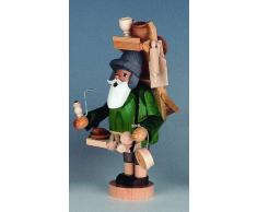 KWO Olbernhau Encens Allemand Fumeur Boiseries Colporteur - 23 cm / 9 po - Authentique Allemand Fumeurs Erzgebirge