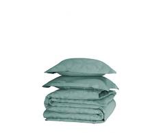 De Witte Lietaer Motion Parure Linge de Lit, 100% Coton Satin, Mist, 1/200x200-2/60x70
