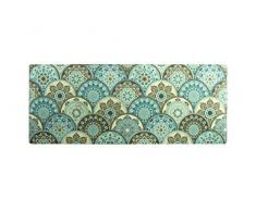 Item Tapis Long Motif Mandala, Caoutchouc et Tissu, Multicolore, 90.0Â x 35.0Â x 1.0Â cm