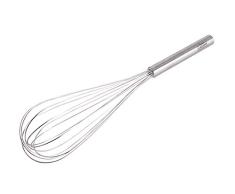 Cuisine Enamel Prof Fouet, Acier Inoxydable, Gris Moderne 29.5x8.5x6 cm Gris