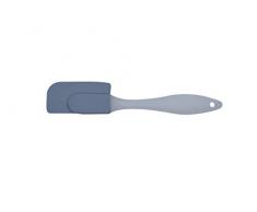 Fackelmann 670440 Mini spatule Ã pÃ¢tisserie, racloir en silicone, spatule pour pÃ¢tisserie et cuisine, Plastique, Silicone, Bleu, 19 x 3,4 x 1 cm
