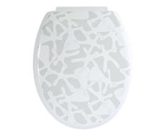 MSV Abattant WC Silhouette, Gris, 47 x 36.5 x 3.5 cm, 91 pièces