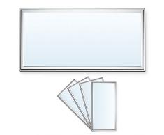 4x LEDVero 30x60 Panneau Ultraslim de LED - 20W, 1600lm, 6000K Plafonnier encastrÃ© avec clips de montage et transformateur EMV2016 - blanc froid